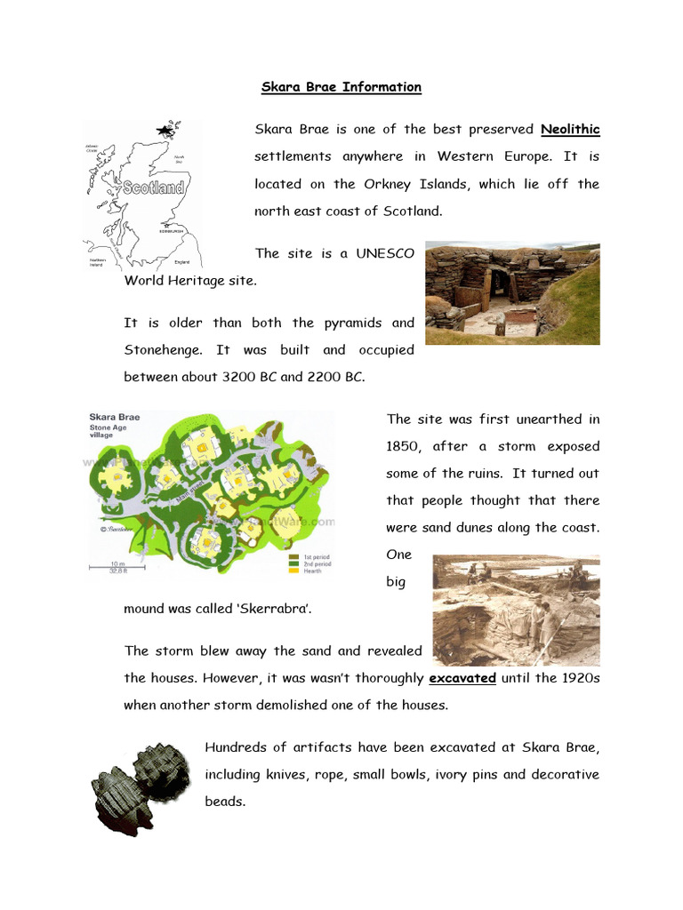 Skara Brae Information Pdf