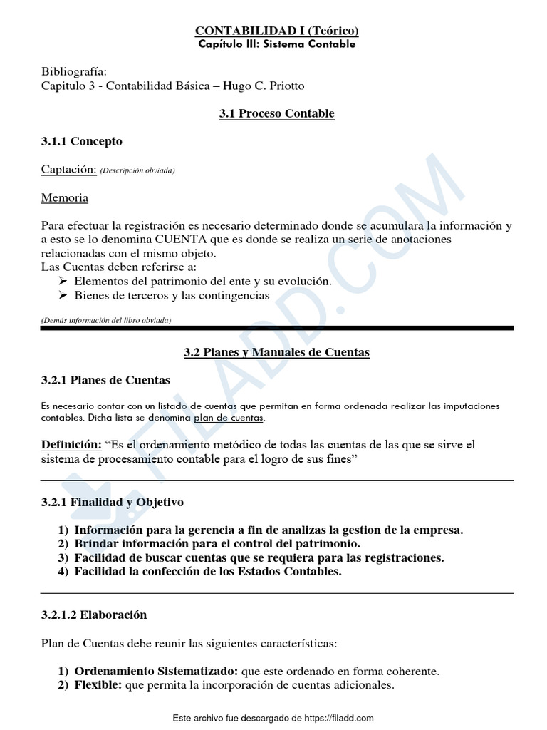 CAPITULO 3 - Contabilidad | PDF | Contabilidad