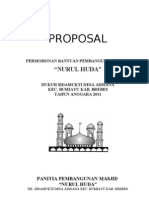 Proposal Masjid NURUL HUDA SIDAMUKTI, ADISANA, BUMIAYU