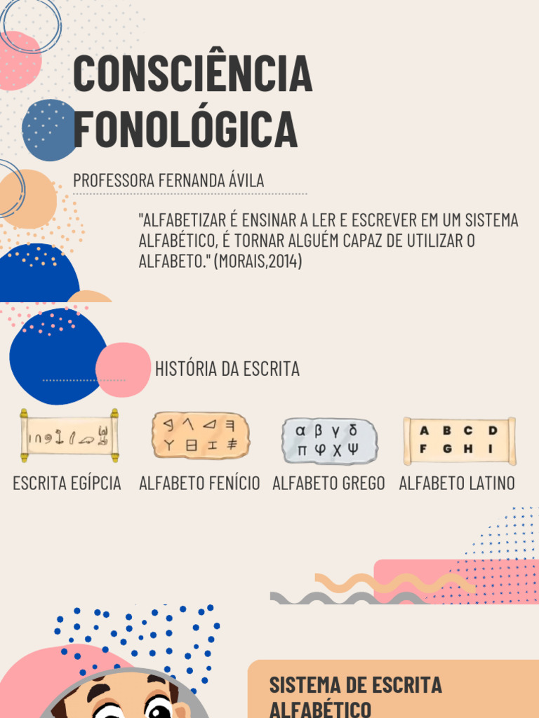 Importância da Consciência Fonológica | PDF | Alfabetização | Alfabeto