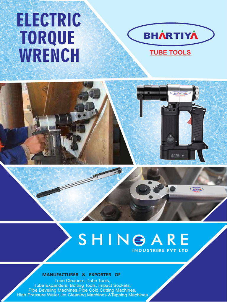 Electric Torque Wrench Manufacturer | PDF | Screw | Mechanical Engineering