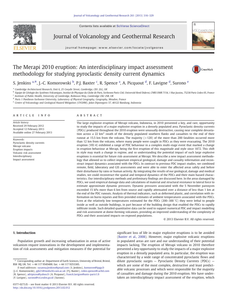Reading Notes Cryosphere | PDF | Volcano | Types Of Volcanic Eruptions