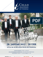 Plakat Rastrelli Cello Quartett Rutesheim