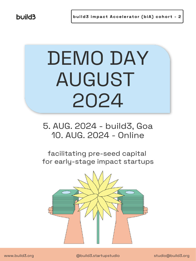 BiA 2 - Demo Day Values - Investor Note | PDF | Startup Company | Small ...