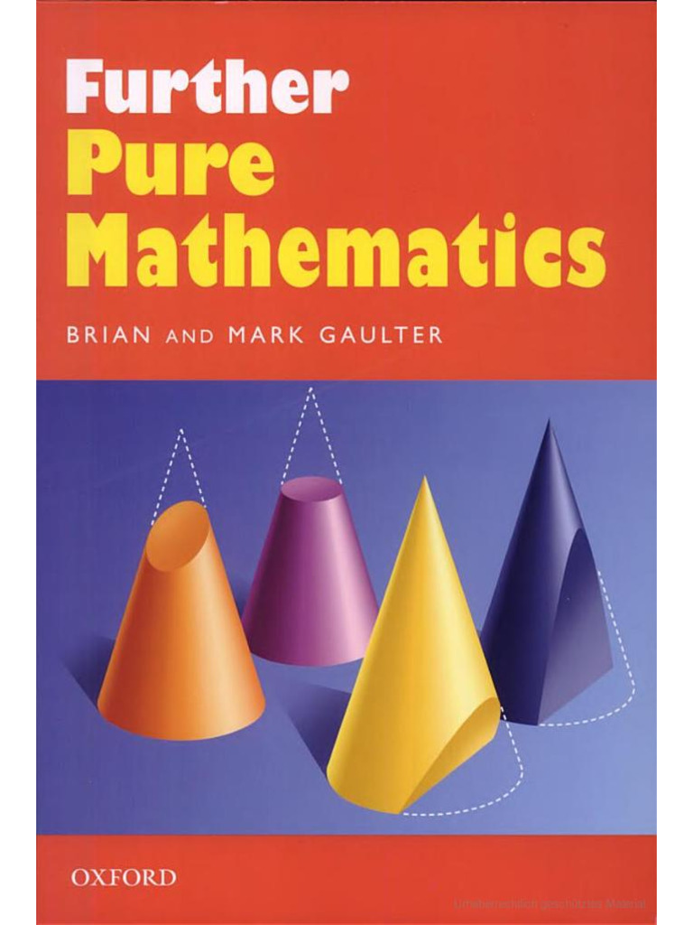 Pure Further Mathematics | PDF