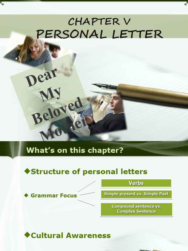 Personal Letter Structure and Grammar Guide | PDF | Subject (Grammar ...