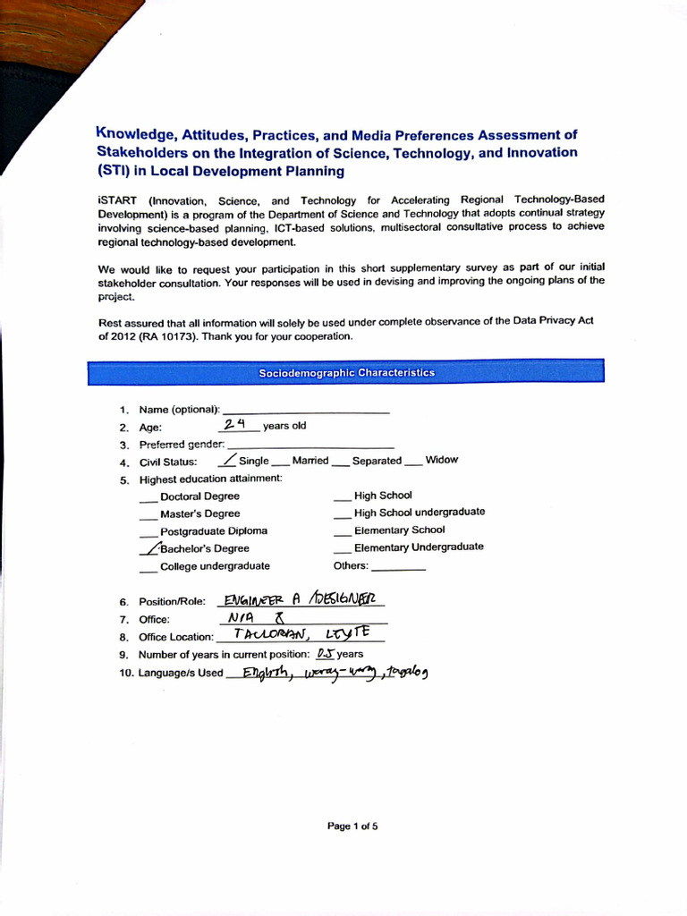 Kap Survey | PDF