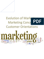 Evolution of Marketing