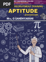 Aptitude Guide for Placement Exams | PDF | Prime Number | Integer