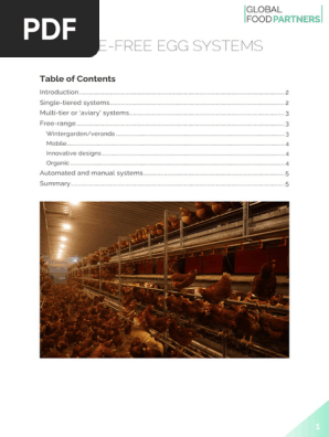 Cage free egg systems