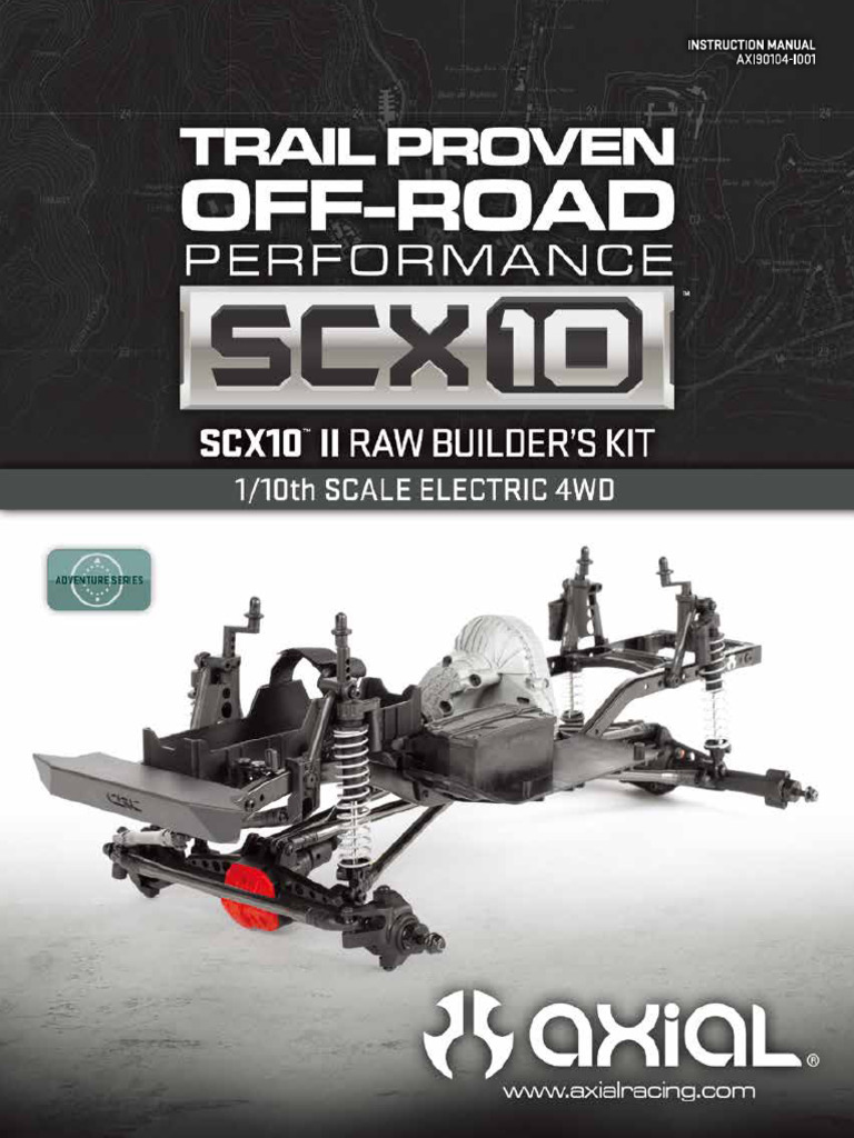 SCX10 II Parts List and Assembly Guide | PDF | Axle | Gear