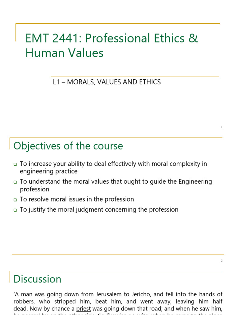 Engineering Ethics and Human Values | PDF | Morality | Social Psychology
