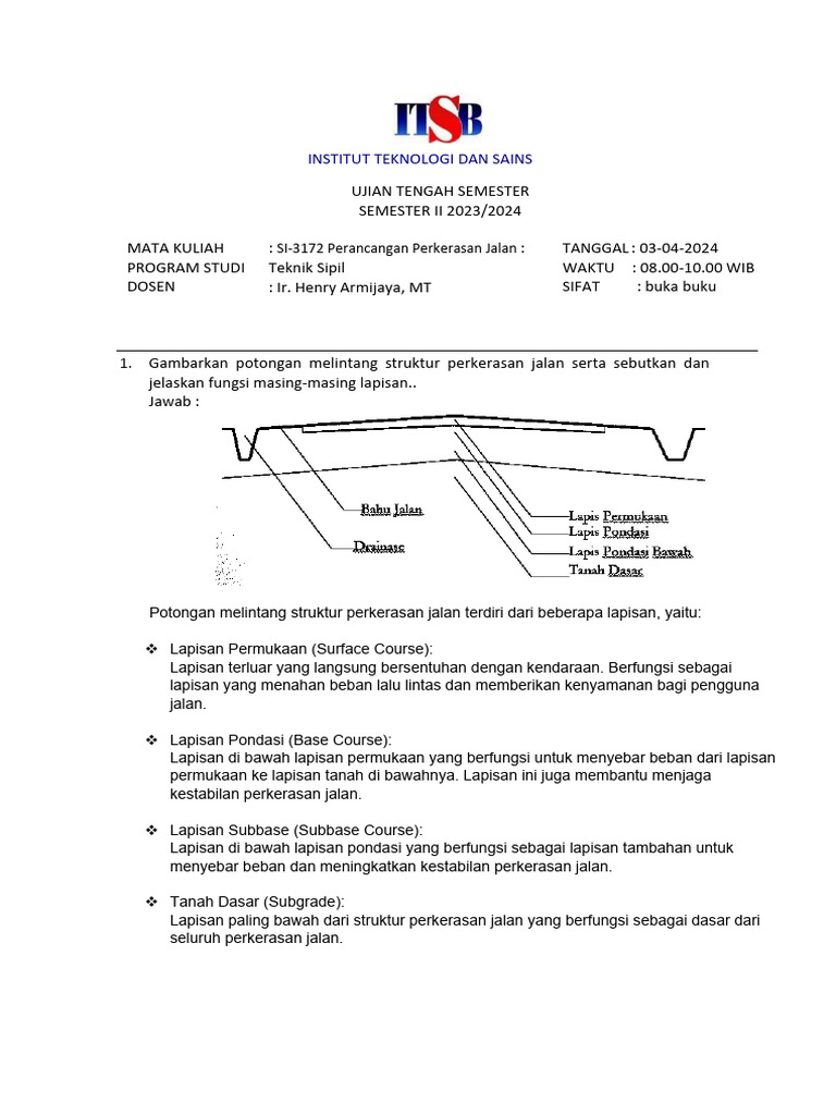 Perancangan Perkerasan Jalan Conv Pdf