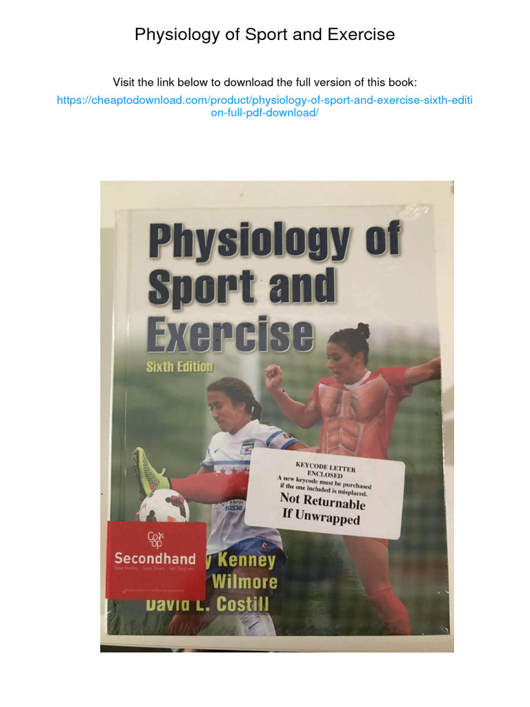 Physiology of Sport and Exercise. Physiology of Sport and Exercise ...
