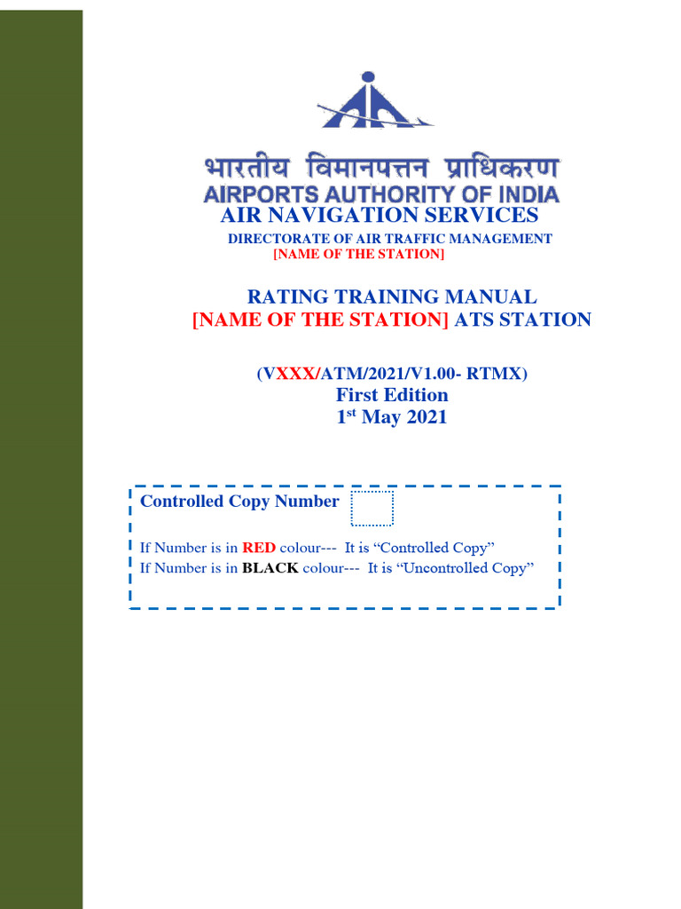 Generic RTM Template First Edition (Rev.1) - 17 Oct 2022 | PDF | Air ...