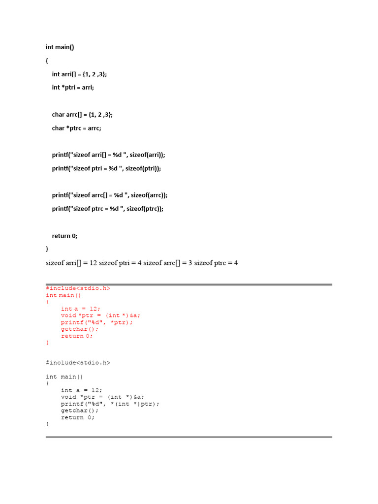 C Programming: Pointers, Macros, and Structures | PDF | Pointer ...