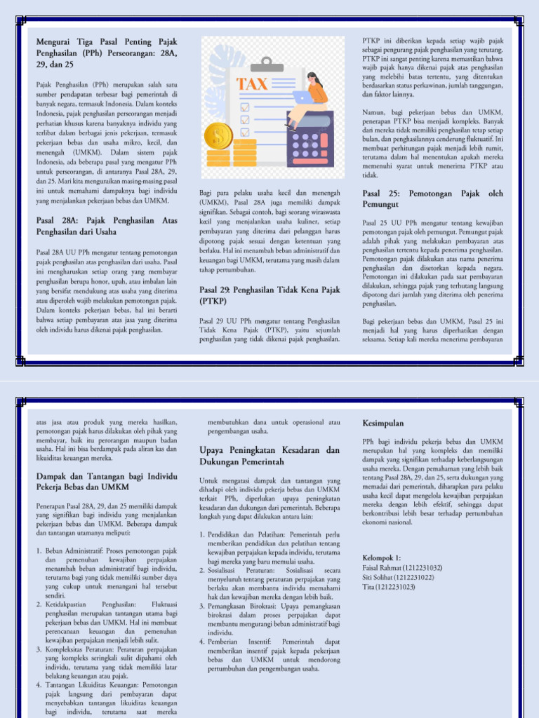 Kelompok 1 Artikel - Faisal Rahmat, Siti Solihat & Tita - Artikel PPH ...