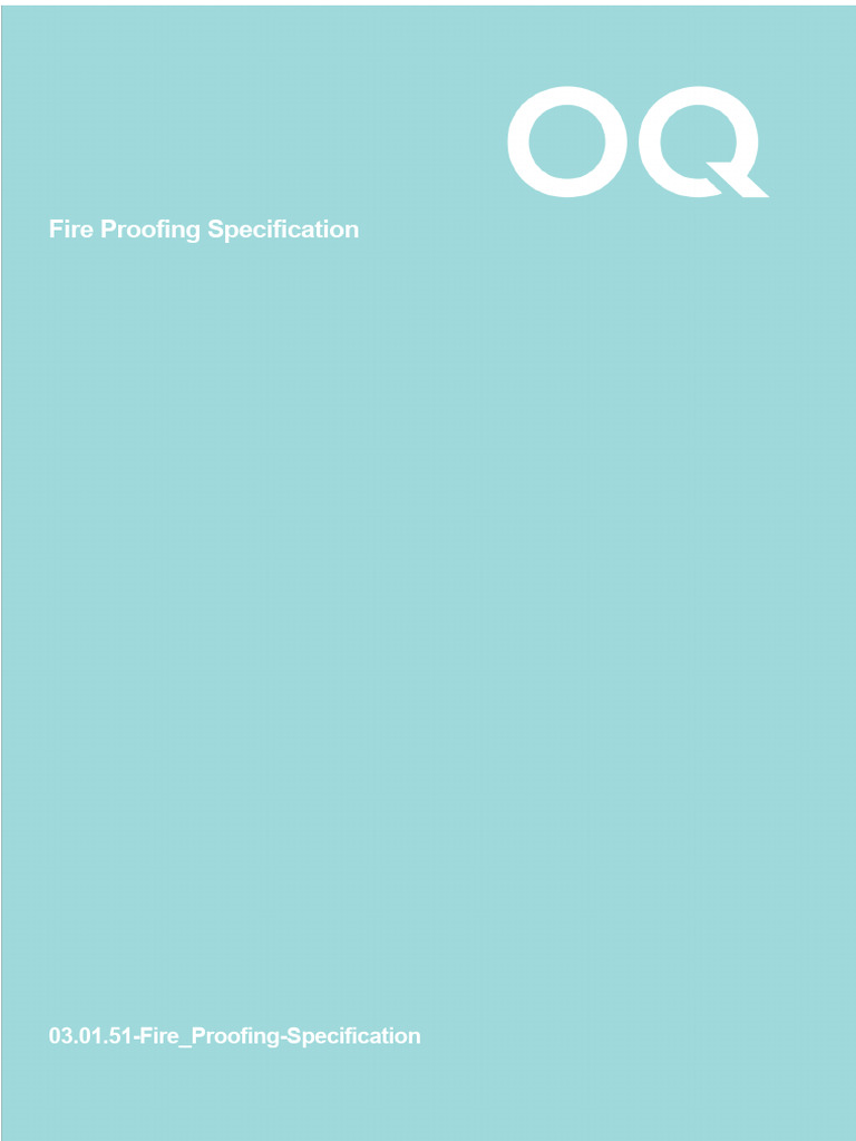 Fireproofing Specification Overview | PDF | Concrete | Specification ...
