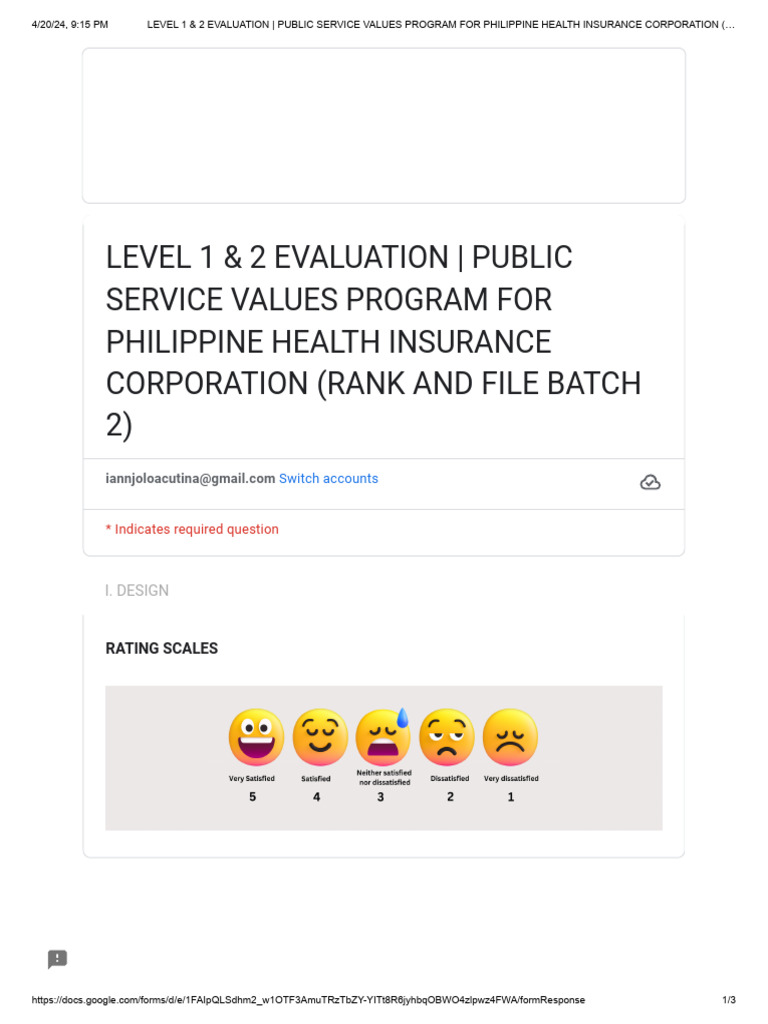 Evaluation of Public Service Values Program | PDF