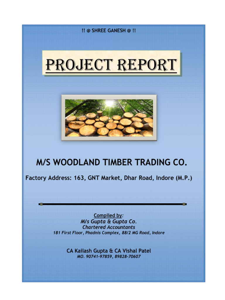 Woodland Word Report REVISED | PDF | Interest | Lumber