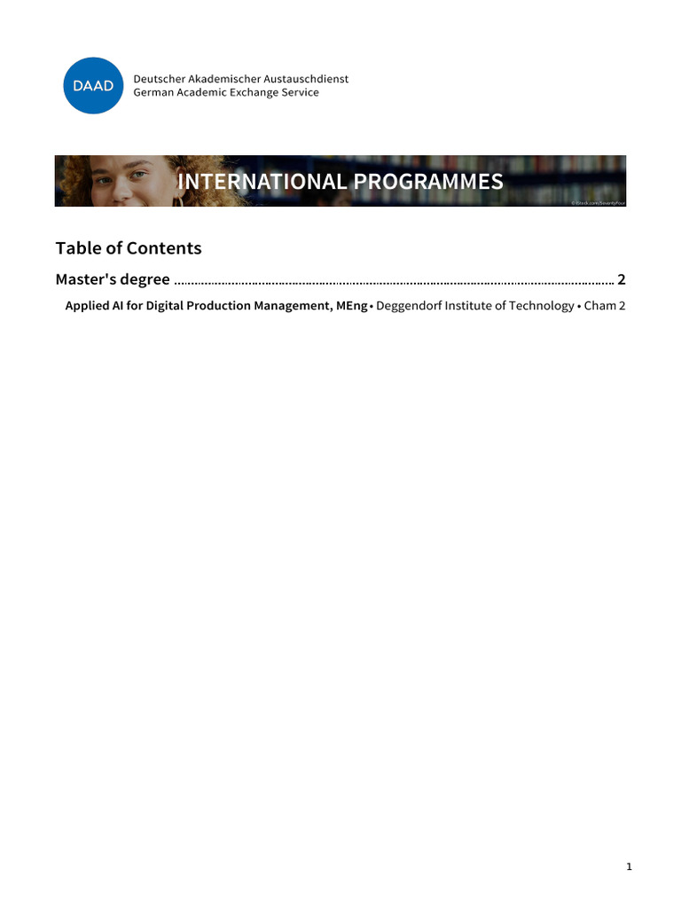 Daad Courses 2024 07 01 | PDF | Cost Of Living | Artificial Intelligence