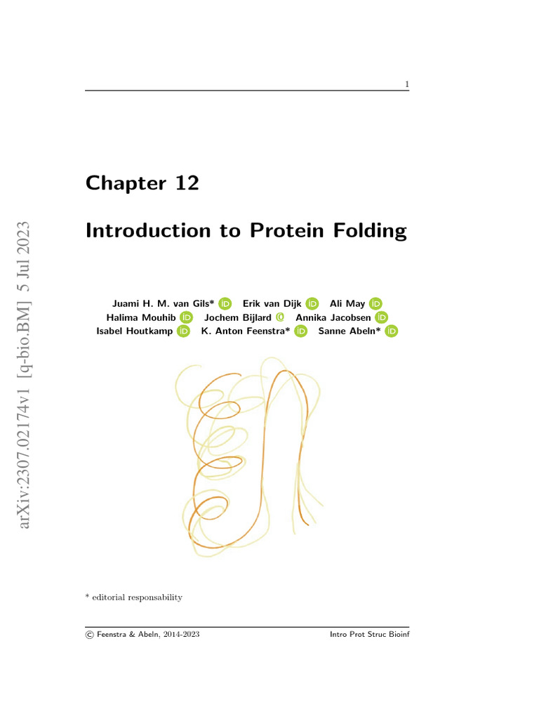 Introduction to Protein Folding Concepts | PDF | Protein Folding ...