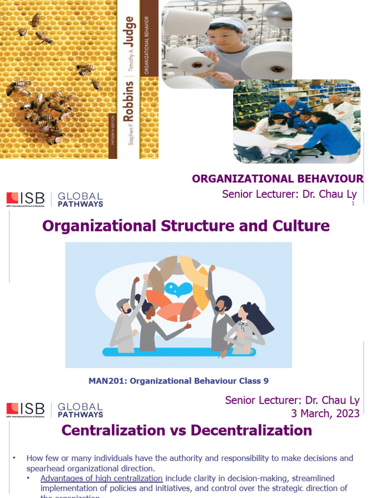 Understanding Organizational Structure & Culture | PDF | Organizational ...