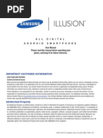 Download Verizon Wireless Samsung Illusion Manual by Wirefly SN75598977 doc pdf