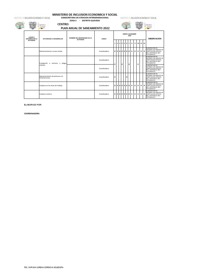 Plan Anual de Actividades 2024 para Mayores | PDF