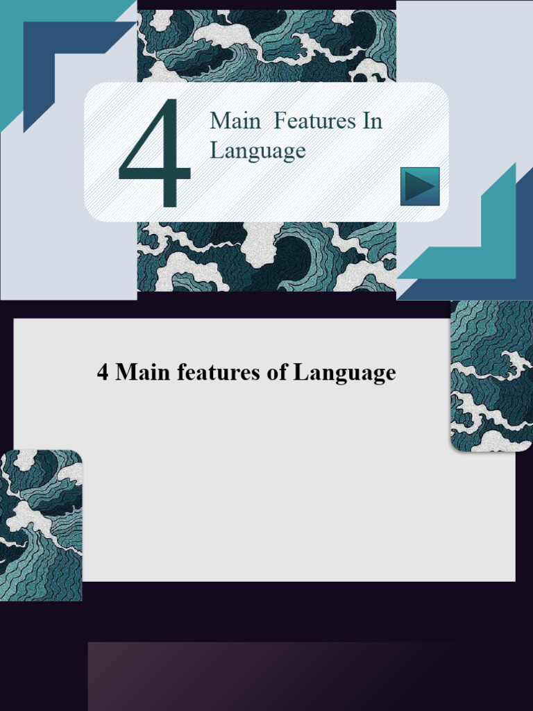 E.a.P.P 4 Features of Lang | PDF | Verb | Idiom