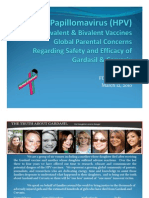 FDA Presentation about Gardasil