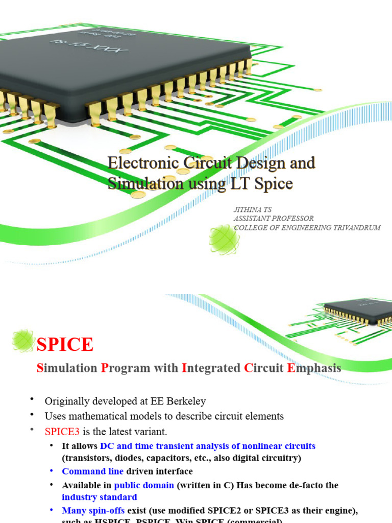 LTspice Circuit Design Guide | PDF | Spice | Electrical Network