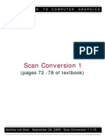 Scan Conversion 1