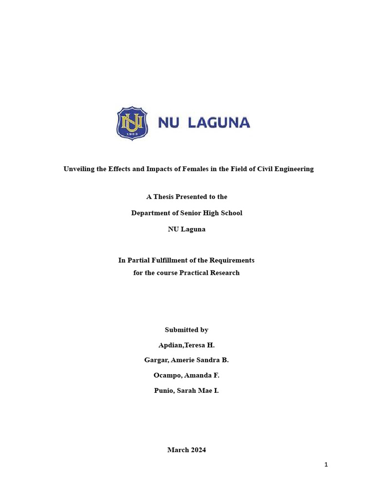 Endterm Assessment Research Proposal Draft | PDF | Gender | Gender Studies