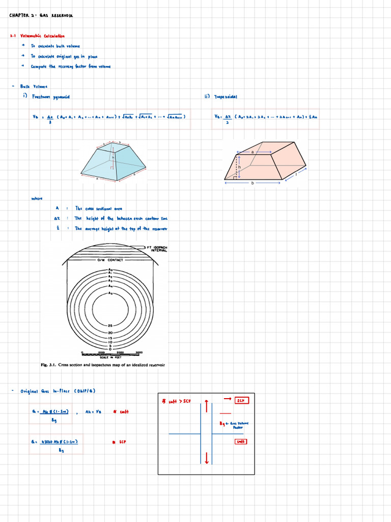 Gas Reservoir Volumetric Calculations | PDF | Petroleum Reservoir ...