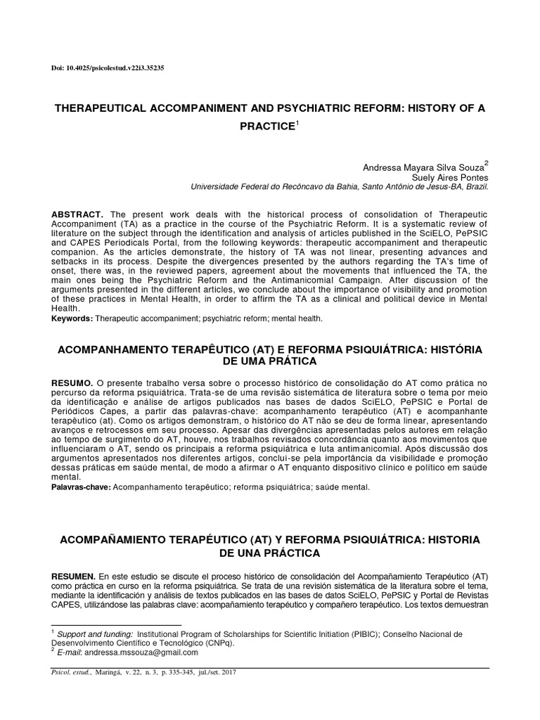 Journal Articles On Mental Health