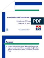 TIF Board briefing_Potential Infrastructure Imprv_12-2-11