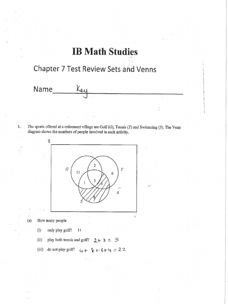 Chapter 7 Test Rev Key | PDF