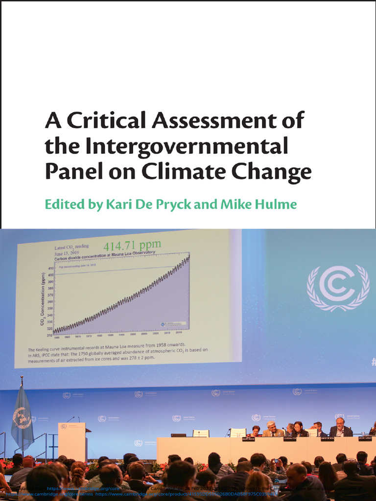 A Critical Assessment of The Intergovernmental Panel On Climate Change ...
