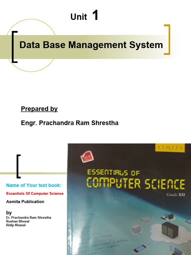 Overview of Database Management Systems | PDF | Databases | Relational ...