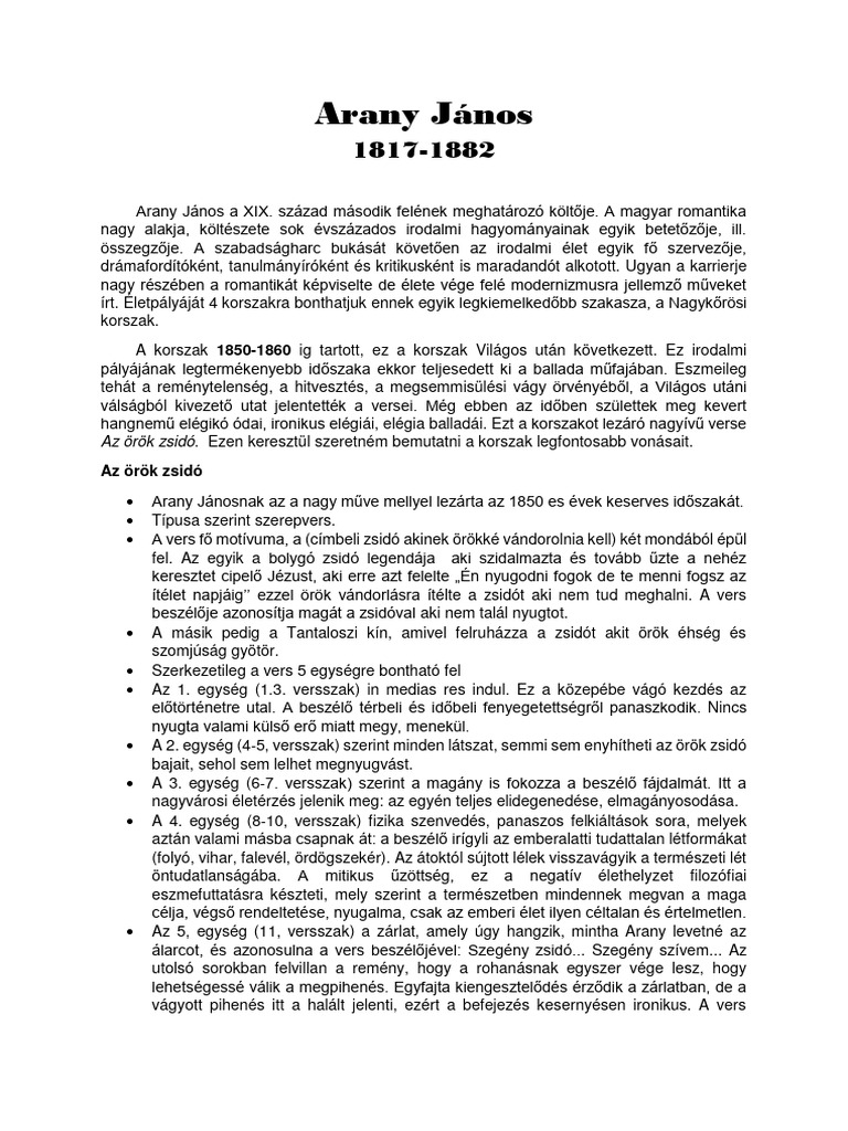 Arany János | PDF