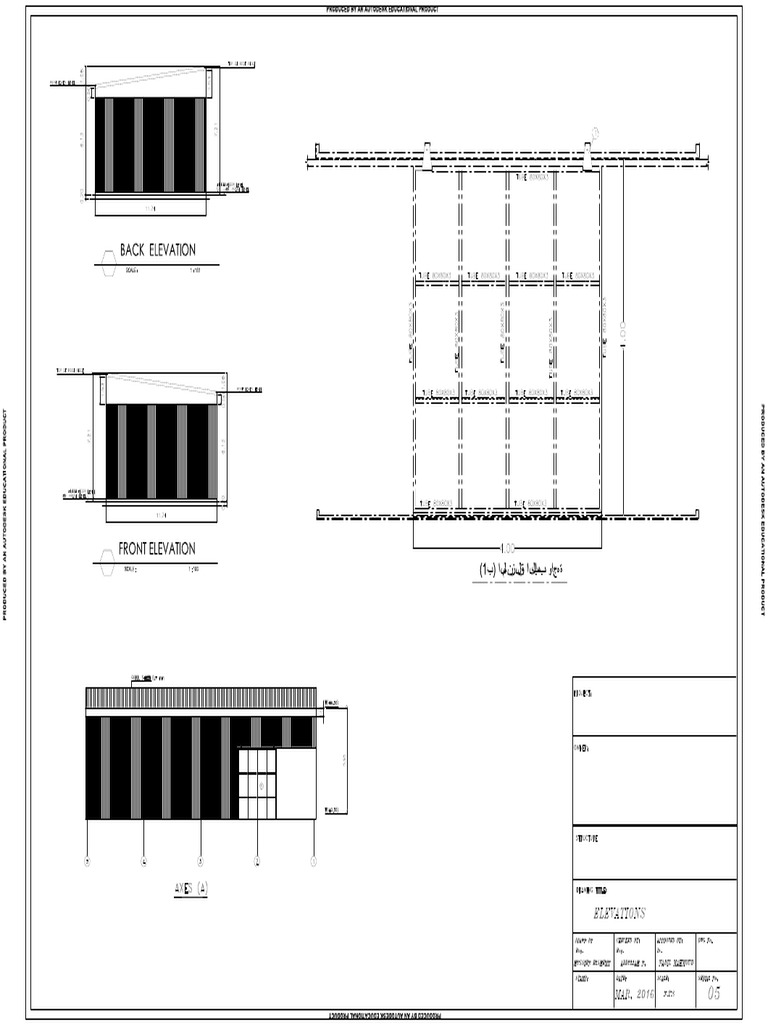Warehouse-5 - Shop Drawing | PDF