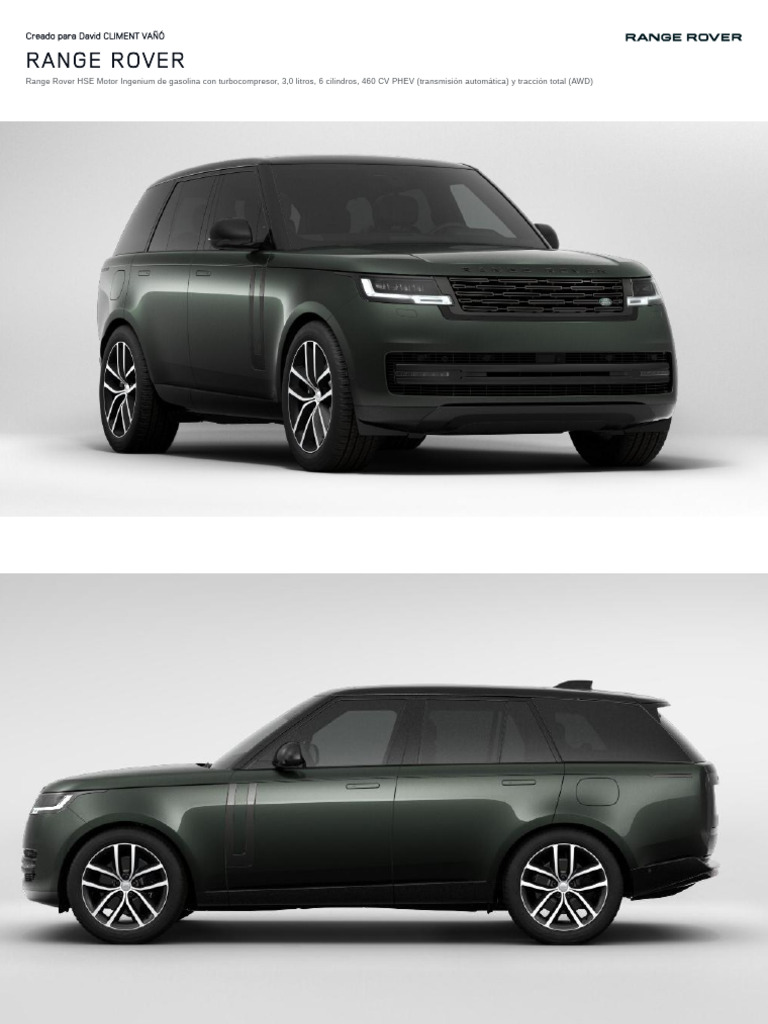 Catálogo Range Rover 2023 | PDF | Tracción en las cuatro ruedas ...