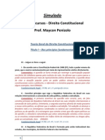 Simulado - Direito Constitucional - Parcialmente Comentado