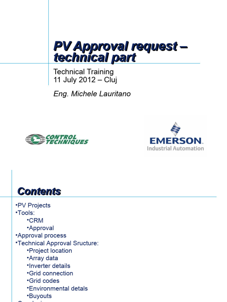 PV Project Approval Process Guide | PDF | Solar Panel | Electrical ...