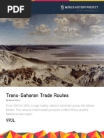 Trans-Saharan Routes