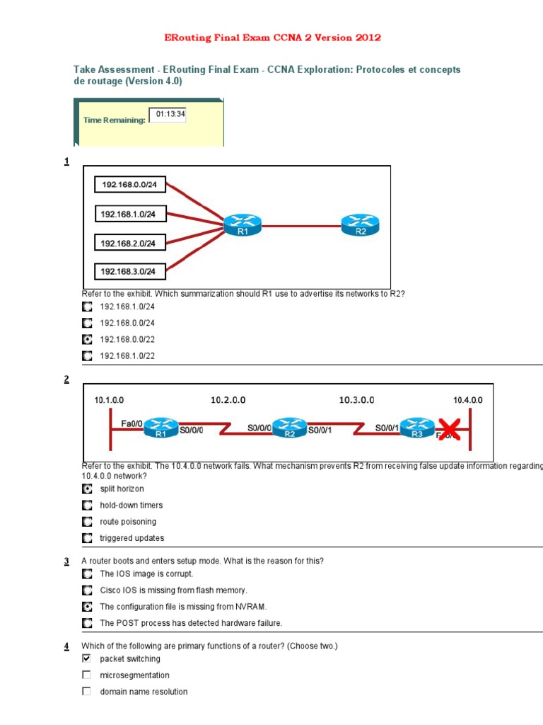 Ccna 2 Final Exam Packet Tracer