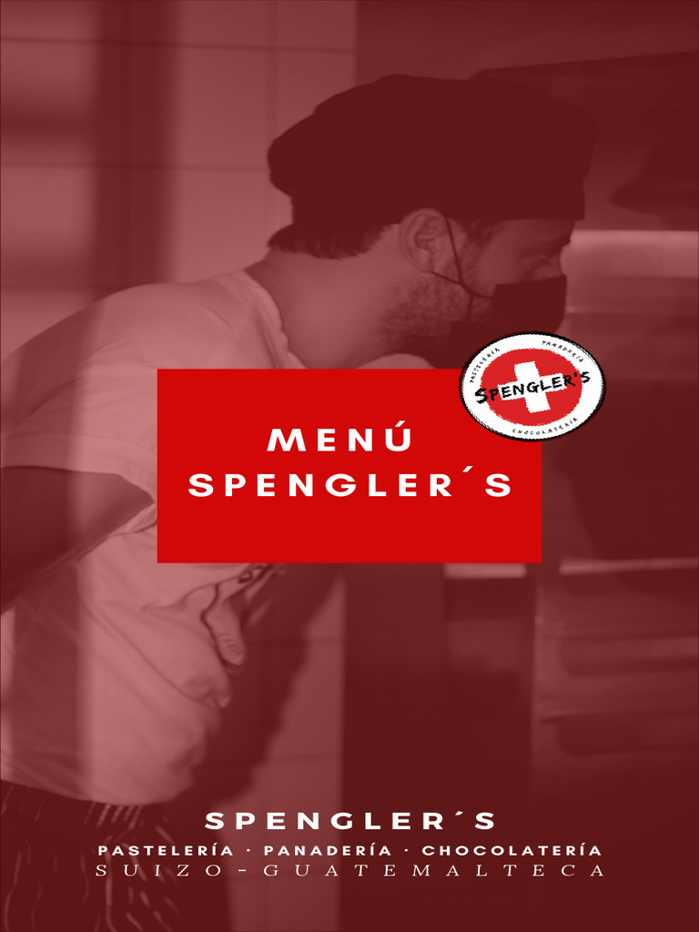 Menú de Pastelería Spengler's | PDF | Confitería | Tarta de queso