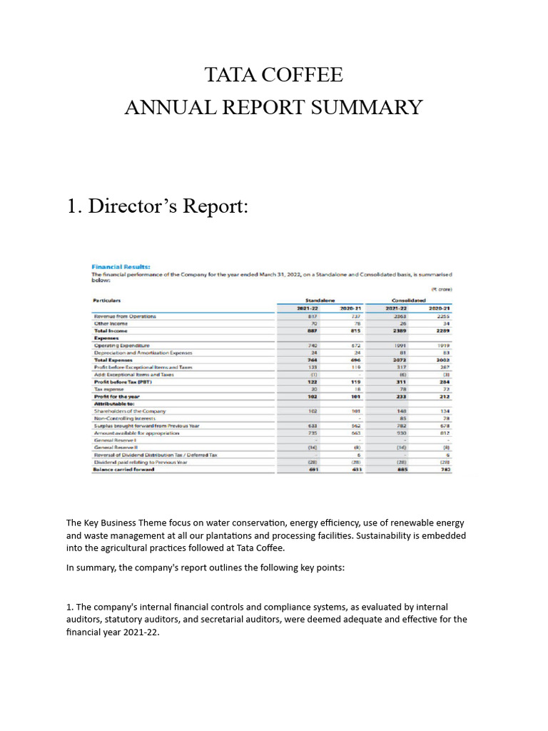 Annual Report Summary Rishabh Jain M-048 | PDF | Audit | Governance