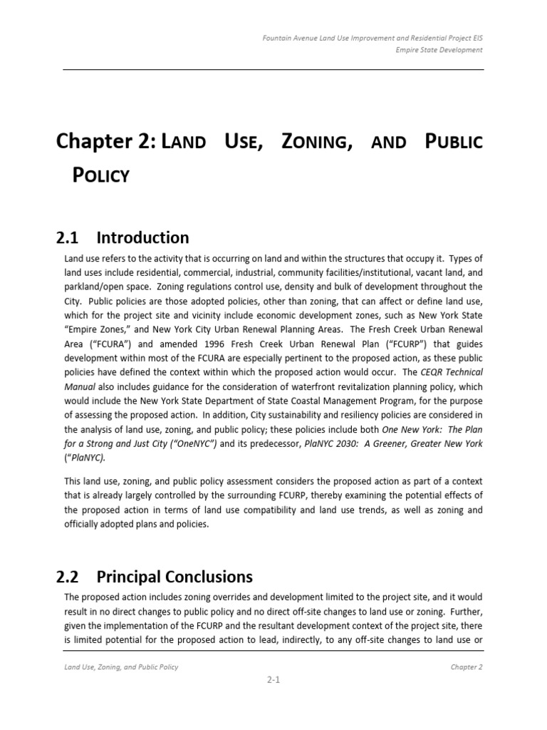 Fountain Avenue Land Use Analysis | PDF | Zoning | Urbanization